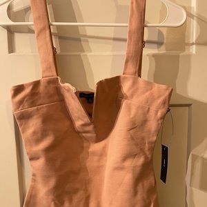 Bodysuit tank in pale pink